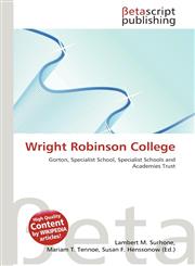 Wright Robinson College,6134741515,9786134741514