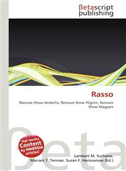 Rasso,613449934X,9786134499347
