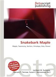 Snakebark Maple,6131075735,9786131075735