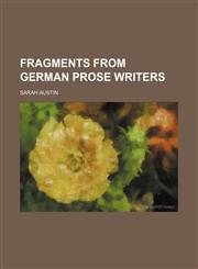 Fragments from German prose writers,1151209031,9781151209030