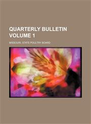 Quarterly bulletin Volume 1,1231215658,9781231215654