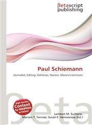 Paul Schiemann,6134883204,9786134883207