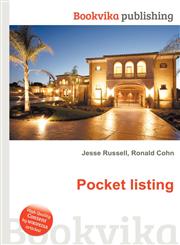 Pocket Listing,5512050982,9785512050989