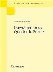 Introduction to Quadratic Forms,3540665641,9783540665649