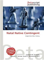 Natal Native Contingent,6135223895,9786135223897