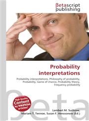 Probability Interpretations,6130302886,9786130302887