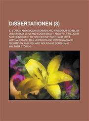 Dissertationen (8),115347834X,9781153478342