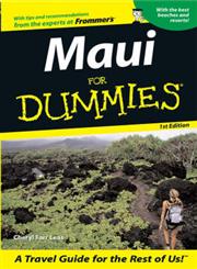 Maui for Dummies 1st Edition,0764554794,9780764554797