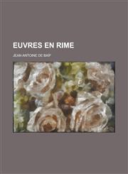 Euvres En Rime,1234870738,9781234870737