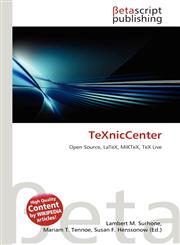 TeXnicCenter,3639931769,9783639931761