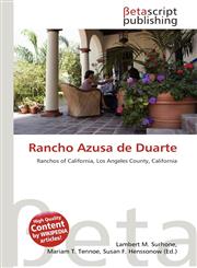 Rancho Azusa de Duarte,6134542393,9786134542395