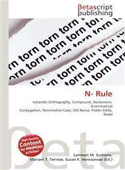 N- Rule,6130464835,9786130464837