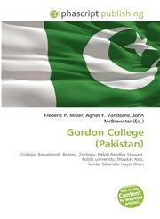 Gordon College (Pakistan),613550097X,9786135500974