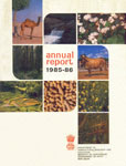 Annual Report - 1985-86 : Department of Agricultural Research and Education