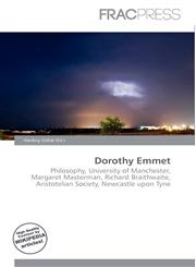 Dorothy Emmet,6135811606,9786135811605