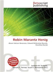 Robin Marantz Henig,613611092X,9786136110929