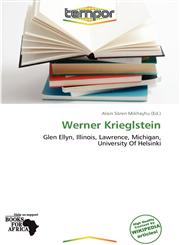 Werner Krieglstein,613926586X,9786139265862