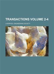 Transactions Volume 2-4,1235842398,9781235842399