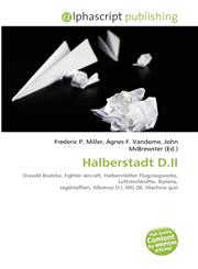 Halberstadt D.II,6134217840,9786134217842