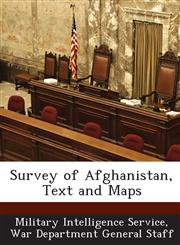 Survey of Afghanistan, Text and Maps,1288743416,9781288743414