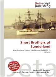 Short Brothers of Sunderland,613480116X,9786134801164