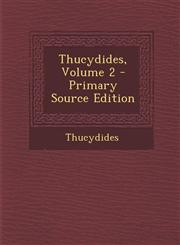 Thucydides, Volume 2 - Primary Source Edition,1294151495,9781294151494