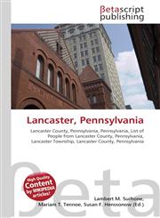 Lancaster, Pennsylvania,6130304463,9786130304461