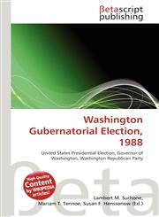 Washington Gubernatorial Election, 1988,6134486973,9786134486972