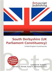 South Derbyshire (UK Parliament Constituency),6135037919,9786135037913