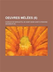 Oeuvres Melees (6 ),1153452642,9781153452649