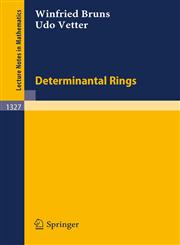 Determinantal Rings,3540194681,9783540194682