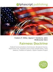Fairness Doctrine,6130689144,9786130689148