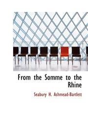 From the Somme to the Rhine,111553971X,9781115539715