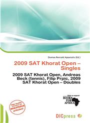 2009 SAT Khorat Open - Singles,6201455922,9786201455924