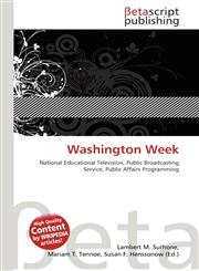 Washington Week,6134478598,9786134478595