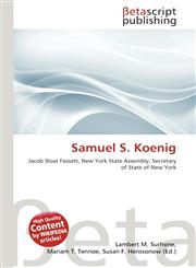 Samuel S. Koenig,6136035863,9786136035864