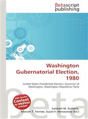 Washington Gubernatorial Election, 1980,613448685X,9786134486859