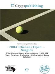 2004 Chennai Open - Singles,6137452476,9786137452479