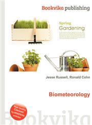 Biometeorology,5511339210,9785511339214