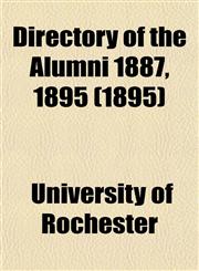 Directory of the Alumni 1887, 1895 (1895),1153345080,9781153345088