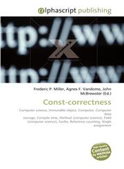 Const-correctness,6130233922,9786130233921