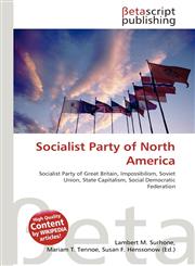 Socialist Party of North America,6132171053,9786132171054