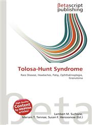 Tolosa-Hunt Syndrome,6132029206,9786132029201