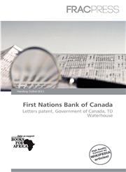 First Nations Bank of Canada,6139703778,9786139703777