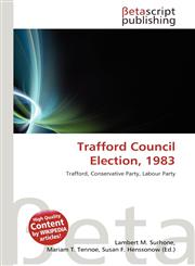 Trafford Council Election, 1983,6134527777,9786134527774