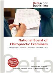 National Board of Chiropractic Examiners,6136091917,9786136091914