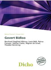 Govert Bidloo,6136799847,9786136799841