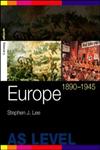 Europe, 1890-1945,0415254558,9780415254557