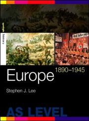 Europe, 1890-1945,0415254558,9780415254557