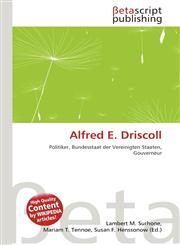 Alfred E. Driscoll,6134799815,9786134799812